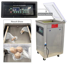 TECHTONGDA Chamber Vacuum Sealing Machine Stainless Steel Silver 15.7 Inch Sealing Length