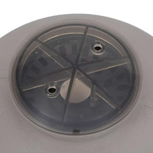 Swimming Pool Sand Filter with 6-Way Valve, Side Mount Filtration System for 0.75 HP Pumps, High-Density Polyethylene, Grey, 1.5 inch Connection