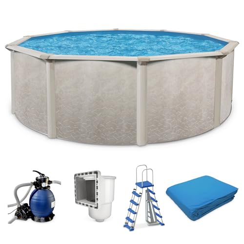 Aquarian Above-Ground Pool Kit w/Sand Filter & Pump, Phoenix Steel-Frame