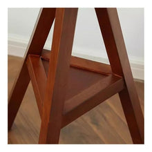 LUYOUBOZHU Vase Stand Three Legged Display Flower Stand, Wooden Double Living Room Floor Flower Table Shelf