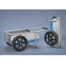 Tipke Manufacturing Company Foldit Do It All Aluminum Folding Cart, Blue Stripe and 5800 Bicycle Hitch for Foldit Marine Utility Cart