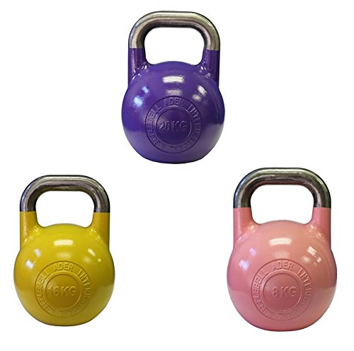 Ader Pro-grade Int'l Kettlebell Set 8KG+16KG+20KG