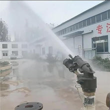 KEhtu Irrigation Spray Gun, 360° Automatic Rotating Sprinkler Gun with Nozzle Kit, Impact Mini Gun Sprinkler, Suitable for Corn and Wheat Farmland Garden Lawn Watering