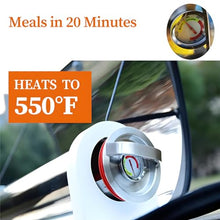 ByBoDi Solar Oven Portable Oven-4.5L Large Capacity Solar Cooker Outdoor Oven Camping Stove with Thermometer,20-30 Minutes Preheating for 2-3 People Backpacking Hiking Family Party