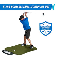 Fiberbuilt Golf Hourglass Hitting Mat Green