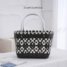 WERTGHJ Handmade Rattan Picnic Basket Fruit Storage(D)
