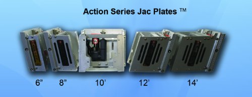 Bob's Machine Shop Action Series Jack Plate 6-Inch Setback Silver