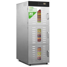 NutriChef 30 Layer Commercial Food Dehydrator Machine Silver