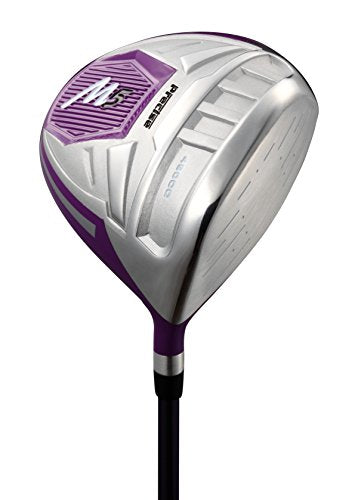 PRECISE Ladies Golf Clubs Set Titanium Driver Fairway Hybrid Irons Putter Bag Purple