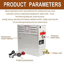 XIVUIFOI Steam Generator for Home Spa and Sauna,Digital Programmable Controller, Efficient Indoor Heater, Power Range 3-8KW,Digital Programmable Controller (6KW)
