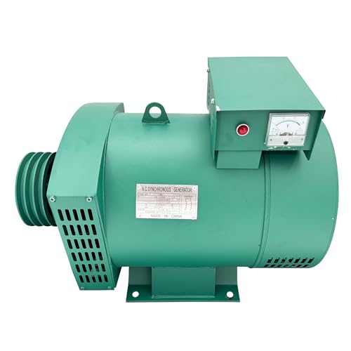 Yokoma Single-Phase Pure Copper Generator with Carbon Brush, 220V 30KW