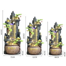 GRFIT Garden Water Fountain Rockery Water Decoration, Living Room Courtyard Water Circulation Fountain Landscape, Office Decoration Fish Tank Outdoor Freestanding Fountains (Size : L)