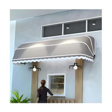 MXJCKSOQ Retractable Outdoor Sun Shade Canopy for Doors & Customizable Patio Umbrella Awning for Garden UV Protection Weather-Resistant Easy Install,Grigio-90x30x30cm