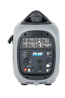 Pulsar 2,300W Portable Gas-Powered Quiet Inverter Generator for Home Emergency Backup, Parallel Capability, With USB Outlet, Long Run Time, GX230N