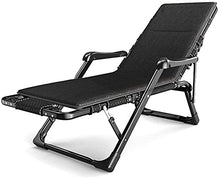 FAFACAI Garden Chairs, Single Folding Bed with Mattress,Garden Padded Recliner Massage Lounge Chair Zero Heavy Duty Oversized Home Foldable Lounge Chair Sun Lounger