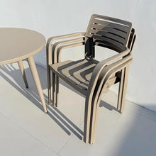 Tables and Chairs, Internet Celebrity Outdoor Balcony Leisure Small Round Table Courtyard Garden Nordic Milk Tea Table and Chairs Terrace(D)
