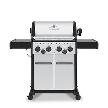 Broil King 865387 Crown S 490 4-Burner Natural Gas Grill with Side Burner and Rear Rotisserie Burner in Stainless Steel