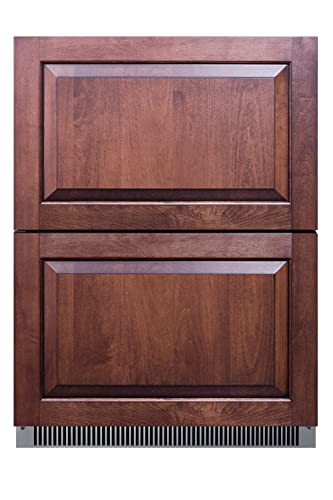 Summit 24” Two Drawer Refrigerator, Panel Ready* - ADRD24PNR