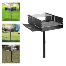 WTIOPJ Large Heavy Duty Charcoal Grill Black
