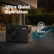 MICOE 58,000 BTU Pool Heat Pump, Inverter Pool Heater for 16,500 Gal Pools