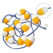 Swimming Pool Safety Rope with Stainless Steel Hooks,Heavy-Duty Lane Division Markers with Floating Buoys Safety Float Line Section Off Hazardous Areas, Dividing Lanes, Caution Help,43ft/13.1m