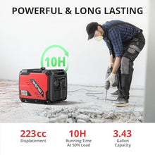 AMERISUN 5000W Portable Inverter Generator With CO Protection, Super Quiet Generator for Home Use, RV Ready, EPA Compliant