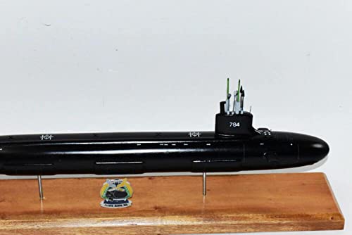 Squadron Nostalgia LLC USS North Dakota SSN-784 Submarine Model 20" Mahogany Black