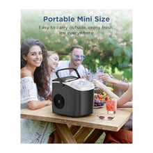 Ice Maker, Ice Maker Countertop, Portable Ice Machine with Self-Cleaning, 9 s in 6 Mins, Basket and Scoop,for Home/Kitchen/Camping/RV