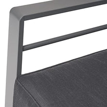 Christopher Knight Home Crested Bay Outdoor Aluminum Club Chairs Set, 2-Pcs, Grey / Dark Grey