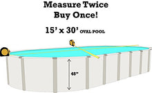 Smartline Oval Manor Pool Liner Beaded Style 48-Inch Wall 25 Gauge