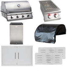 Blaze Prelude LBM 7-Piece 32-Inch Natural Gas Outdoor Kitchen Package - BLZ-4LBM-NG-7PC-SC