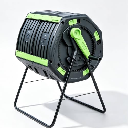 Outdoor Tumbling Compost Barrel Bin for Kitchen Organic Waste