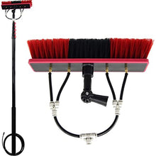 Spray Bar Kit Window Cleaning Brush, Outdoor Window Glass Solar Panel Cleaning,Extendable Cleaner for Greenhouse Roofs, Cleaning Photovoltaic and Solar Panels/35Cmbrushhead/3.6M/12