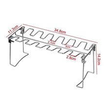 NRFJFOP BBQ Grilled Chicken Wings Rack Non-Stick Grill Stainless Steel Pork Ribs
