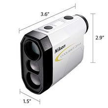 Nikon Coolshot 20i GII Golf Laser Slope Rangefinder White with Yellow Trim