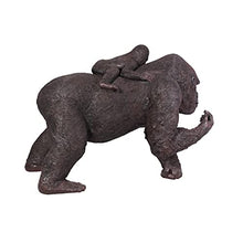 Design Toscano Lowland Gorillas Mother & Child Ape Statues Full Color