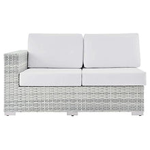 Modway EEI-4303-LGR-WHI Left-Arm Loveseat, Light Gray White, 35 x 56.5 x 25.5