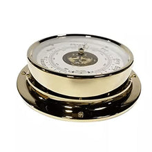 ZLyXZQG Glass Barometer,Outdoor Temperature Gauge,Traditional Barometer Features an Adjustable Pressure Change Indicator(15CM)