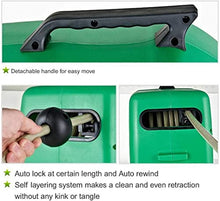 CFDZCP Automatic Retractable Hose Reel, Wall Mount Water Hose Reel Auto Rewind, with Spray Gun, 180 Degree Pivot, Garden Watering, Car Washing