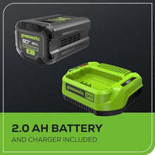 Greenworks 80V 16 in Cordless String Trimmer, 2.0 Ah Battery