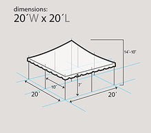 TentandTable 20' x 20' Premium Canopy Tent Blue