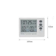 ASWRTYJO ABS Electronic Thermometer Hygrometer Household Color Screens Both Indoors Outdoors