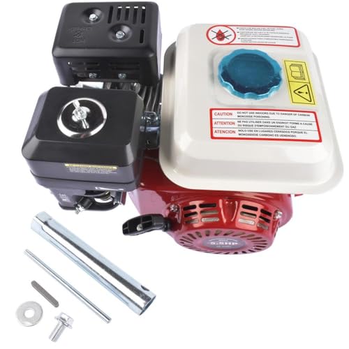 ocpcrn AP03 Gas Engine 4 Stroke 168cc 5.5HP 20mm Shaft Pull Start Compatible with GX160 Garden Tool Models 168F