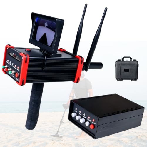 High Precision Underground Metal Detector, High Definition Metal Locator, with LCD Display, 20m Depth, 1000m Range, for Gold Silver Copper Gold Finder