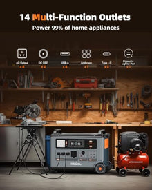 PowerMax 3600SE Portable Power Station 3600W, 3600Wh LiFePO4 Battery