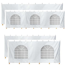 TentandTable 20x30 Party Tent Sidewall Kit Complete 4 PVC Vinyl Walls White