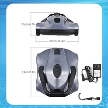 Robotic Pool Cleaners Advanced Cordless Robotic Pool Cleaner with 130-Minute Runtime | Self-Parking Technology | for Above-Ground Pools Up to 860 Sq Ft