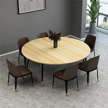 ZDJZMGZ Large 43.3" Foldable Round Table Top - Portable Two-Fold Design, Ideal for Temporary Use, Easy Storage, Perfect for Events, Dining, and Outdoor Gatherings - Table Top Onl