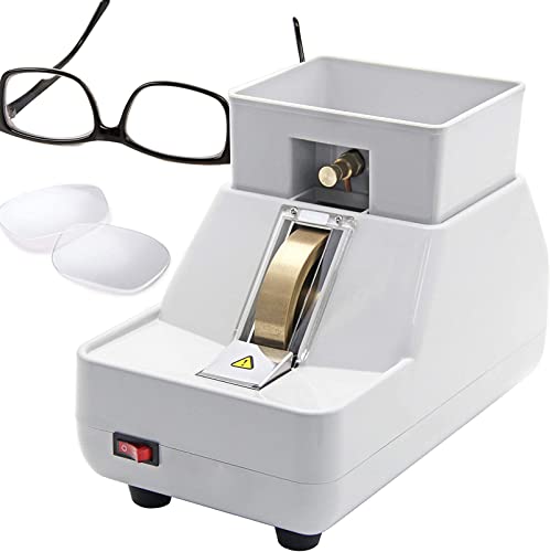 KOHARA Optical Hand Lens Edger, 30W Eyeglasses Edger, Manual Lens Grinder 3-in-1, Lens Polisher with Removable Sink, Manual Optical Lens Edger, Jade,Watch Glass polishing Tool