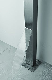 No Worries Showers Outdoor Shower Toorak 316 Marine Grade Stainless Steel Panel